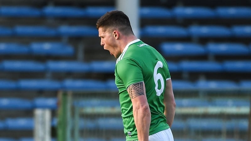 Iain Corbett's penalty eased Newcastle West to the title (file pic)