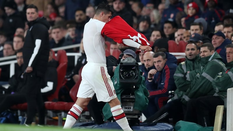 The Switzerland midfielder told supporters to "f*** off' as he was jeered while being substituted during Sunday's 2-2 Premier League draw with Crystal Palace