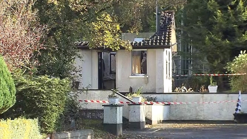 Emyvale Garda Station was extensively damaged in the fire