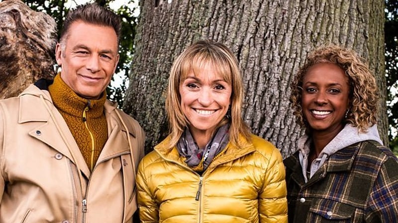Chris Packham with Michaela Strachan and Gillian Burke