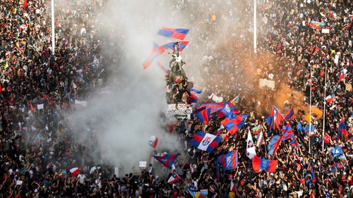 The government's decision to increase metro prices brought hundreds of thousands on to the streets of Chile