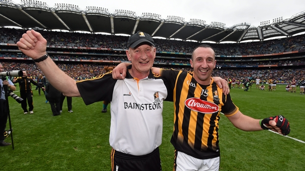 Brian Cody with Eoin Larkin
