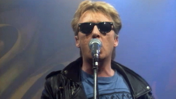 Frank Pryce, singer with The Slowest Clock on Jo-Maxi in 1989