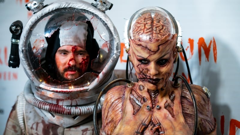 Heidi Klum and Tom Kaulitz attend Heidi Klum's 20th Annual Halloween Party.