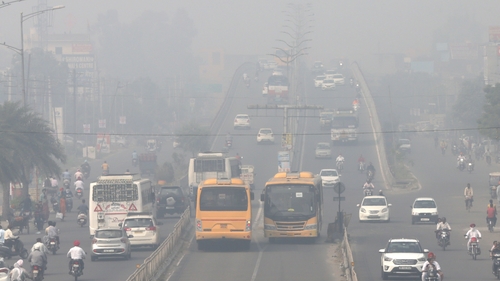 Air pollution in the Indian city of Amritsar