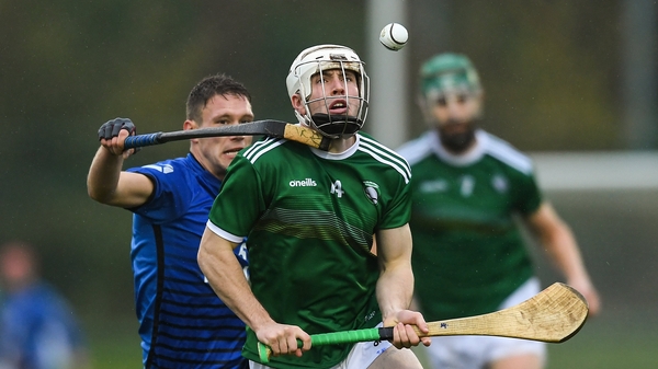 Shane McGovern of Ireland in action against Daniel Grieve of Scotland