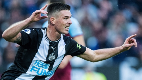 Clark has scored in successive Premier League games for Newcastle United