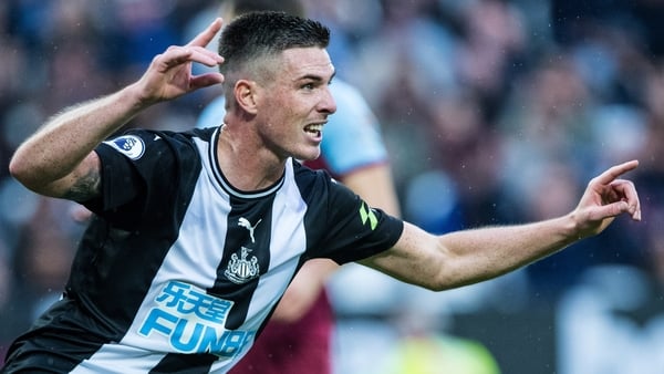 Ciaran Clark opened the scoring for Newcastle United at West Ham