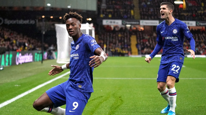 Abraham (L) and Pulisic were on target for Chelsea