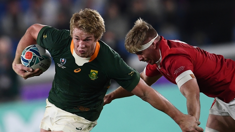 South African flanker Pieter-Steph Du Toit has succeeded Johnny Sexton as World Player of the Year