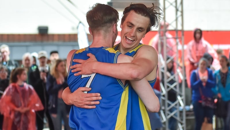 Graham Brannelly helped DCU Saints to victory