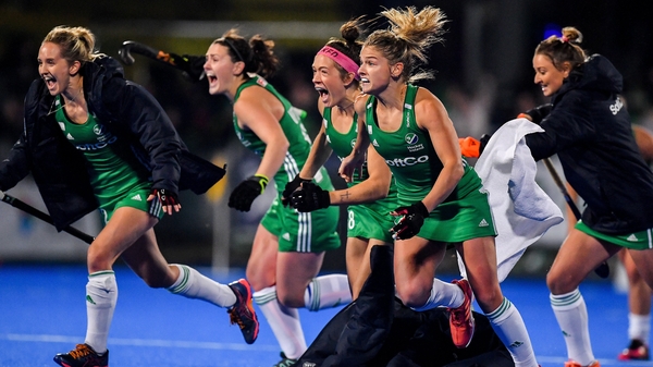 Ireland celebrate