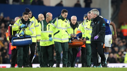 'After undergoing hospital tests, it was confirmed he had suffered a fracture dislocation to his right ankle', the club said in a statement