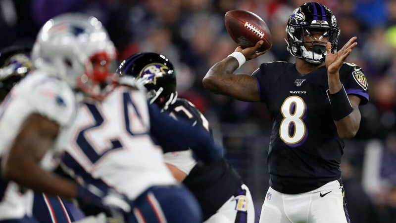 Baltimore Ravens quarterback Lamar Jackson