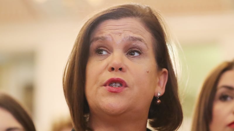 Mary Lou McDonald said people do not want a row where pain is traded