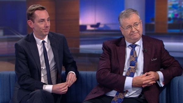 Ryan Tubridy and Joe Duffy remember Gay Byrne on RTÉ's Six One News
