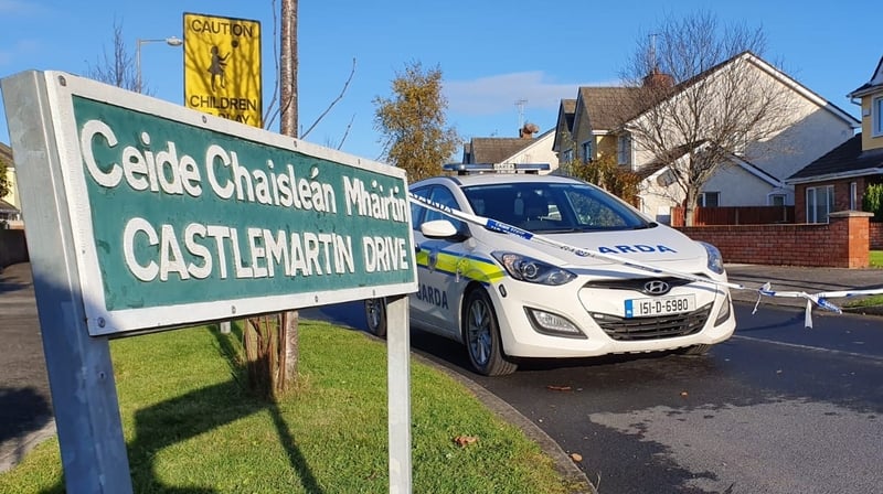 The shooting happened at Castlemartin Drive shortly before midnight
