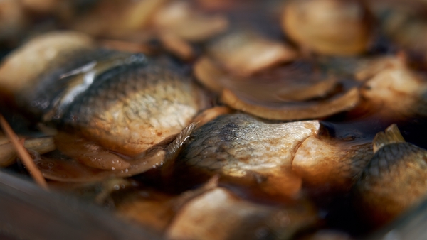 Rosemary Wilson's Stout Soused Herring from tonight's episode of Tastes Like Home.