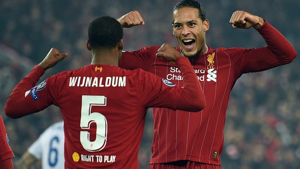 Liverpool took an early lead at Anfield