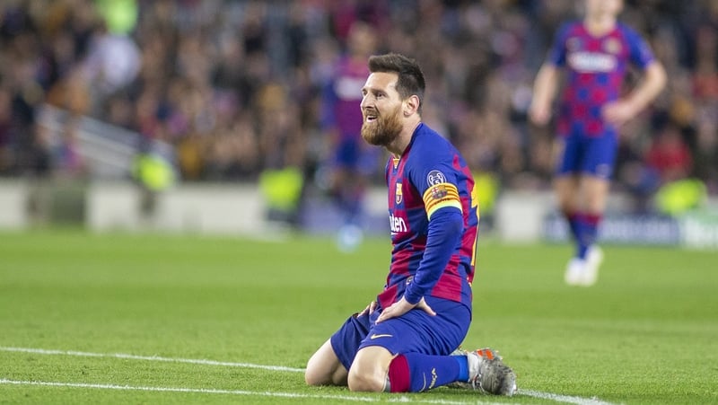 It was a frustrating night for Lionel Messi