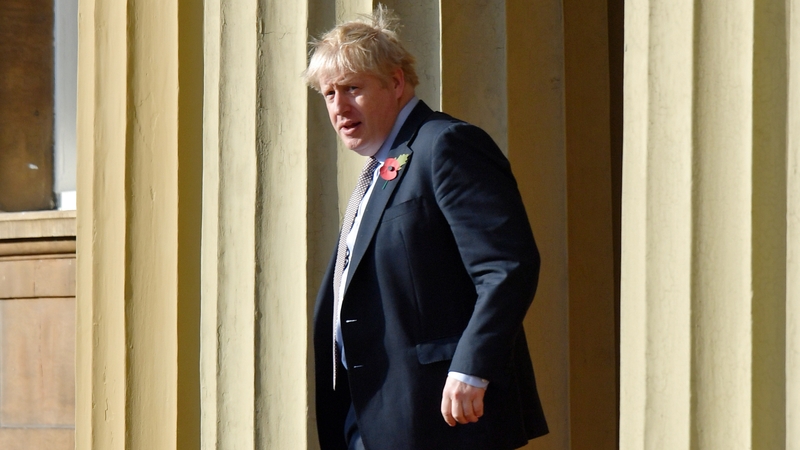 Boris Johnson left Buckingham Palace after seeking permission to dissolve parliament