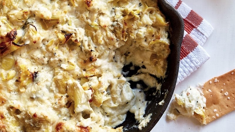 Antoni Porowski's creamy lemon-rosemary artichoke dip