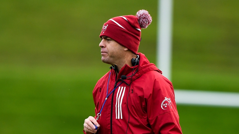 Johann van Graan at training this week