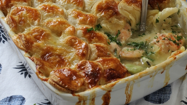 Smoked Haddock & Garden Pea Puff Pastry Pie