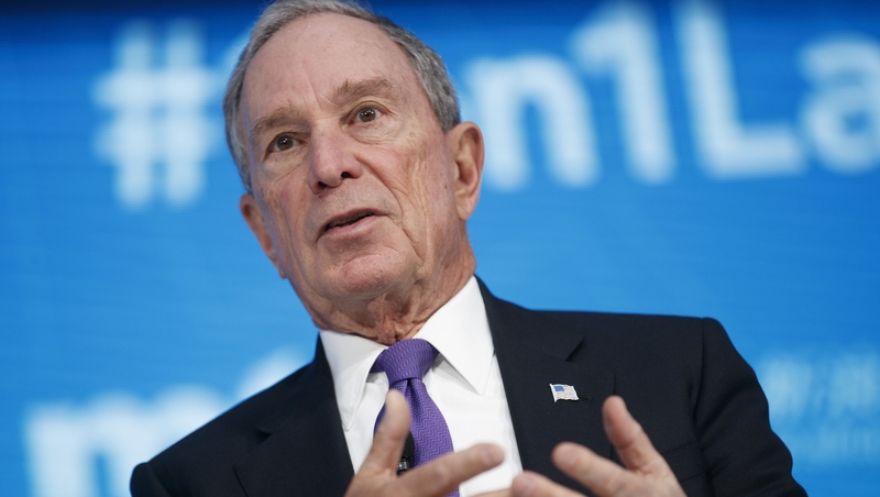 Michael Bloomberg, 77, was mayor of New York City