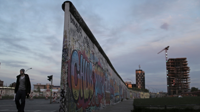The Berlin Wall came down on 9 November 1989