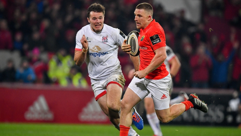 Andrew Conway settled Saturday's inter-provincial clash in Munster's favour