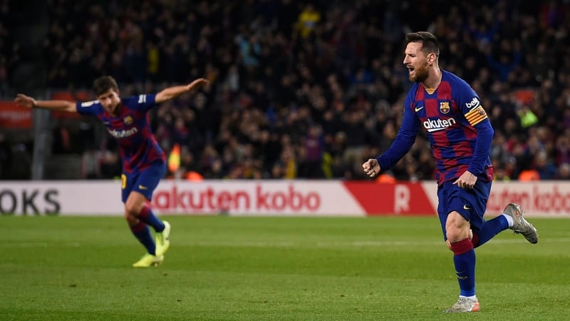 Lionel Messi scored three for Barcelona