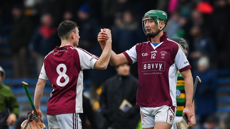 Tommy Ryan and Conor Kenny of Borris-Ileigh celebrate