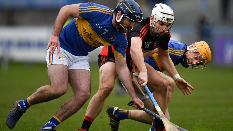 Dessie Hutchinson (centre) scored 0-05 for Ballygunner