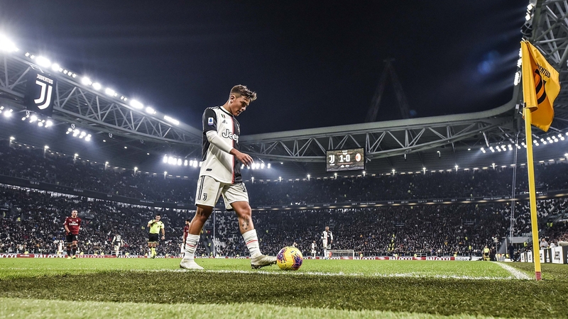 Paulo Dybala scored the only goal of the game in Turin