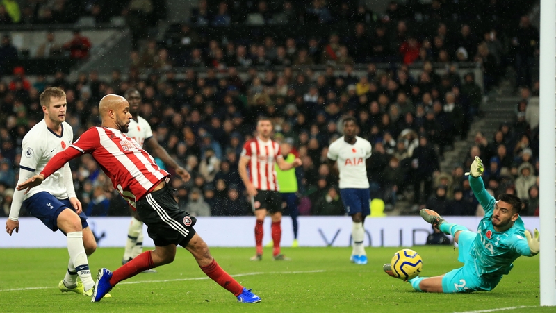 David McGoldrick's goal for Sheffield United was ruled out following a VAR check
