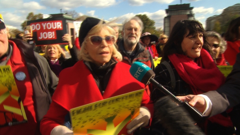 Since starting her weekly demonstrations Jane Fonda has been arrested four times