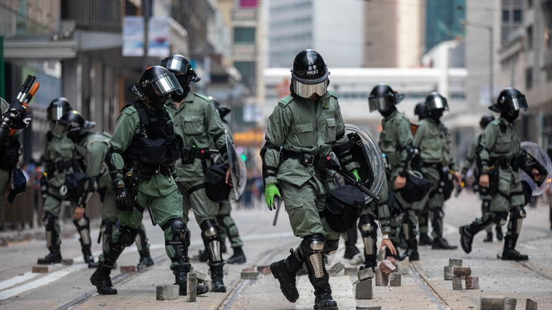 China's Global Times briefly tweeted that the Hong Kong government was expected to announce a weekend curfew