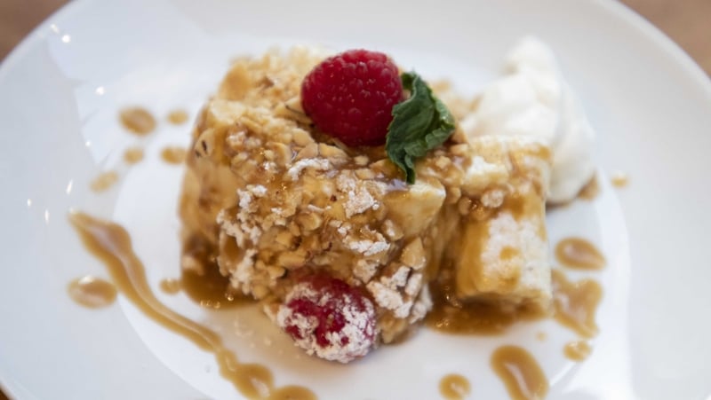 Toffee Hazelnut & Meringue Roulade