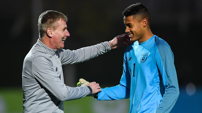 Gavin Bazunu played for Stephen Kenny for the Ireland Under-21s