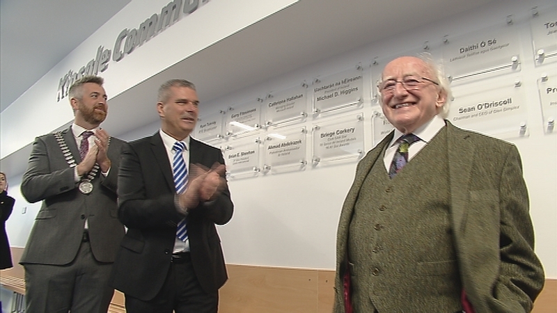 President Higgins was speaking during a visit to Kinsale Community School