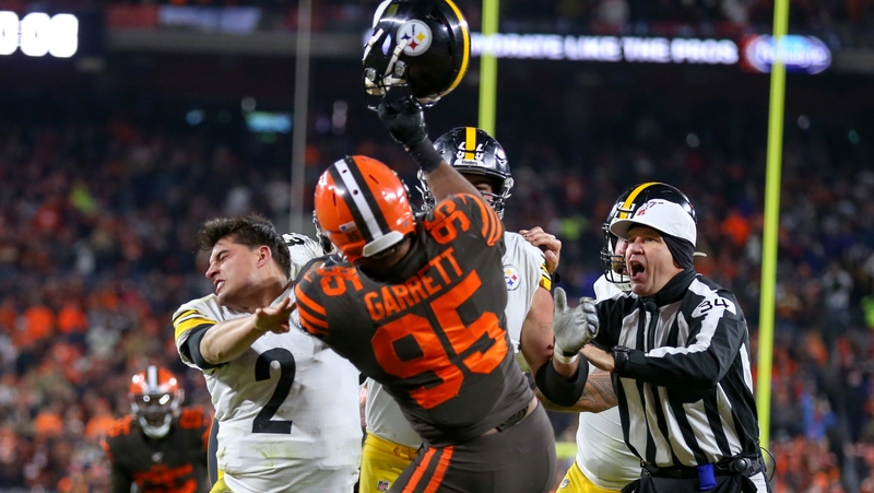 Myles Garrett looks set for a lengthy suspension