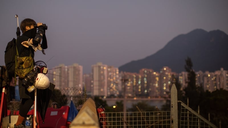 Students in Hong Kong have barricaded themselves into their Universitys