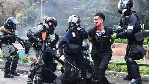 The passing of the national security law comes after a year of angry pro-democracy protests