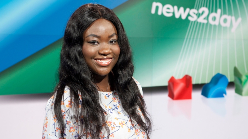 Zainab Boladale started work in RTÉ in 2017 on News2Day