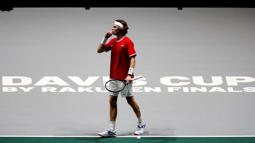 Russia's Andrey Rublev won his singles and doubles encounters in Madrid