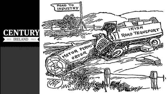 Century Ireland Issue 166 - Motor Permit Cartoon, Sunday Independent 30 November 1919