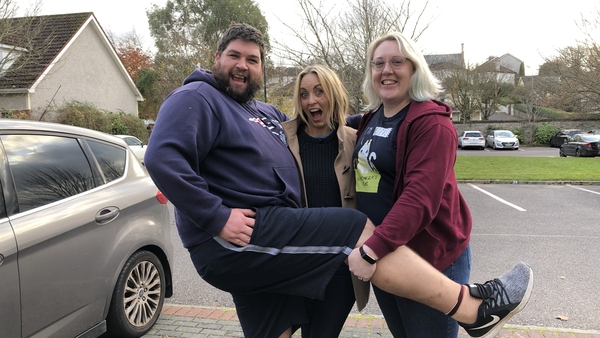 Kathryn Thomas with Barry and Andrea.