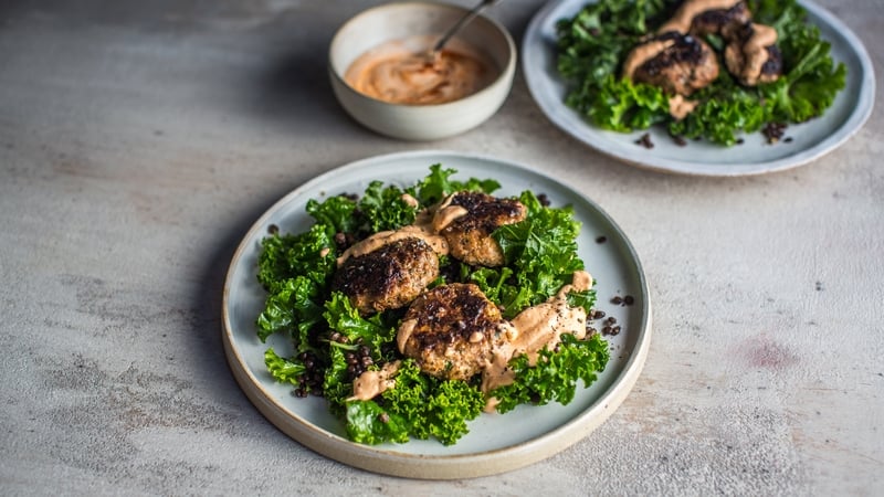 Harissa Lamb & Lentil Salad with Feta