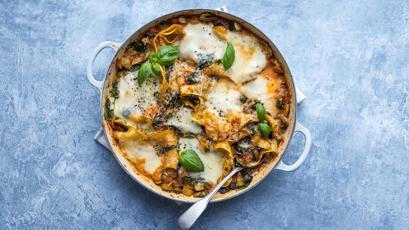 One-Pan Veggie Lasagne